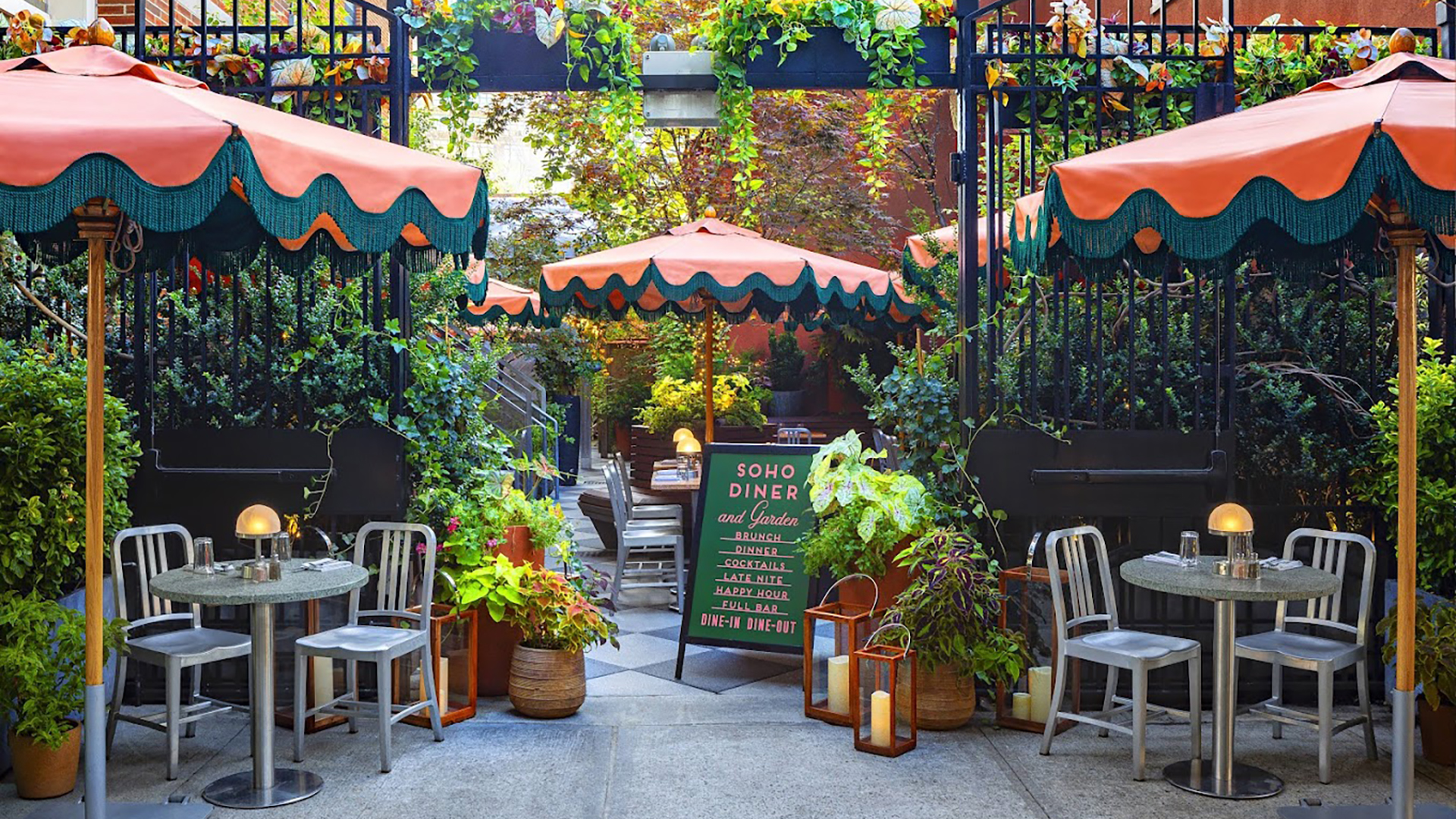 Outdoor eating near me