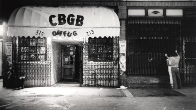 CBGB View, Bowery, 1977. Photo by GODLIS