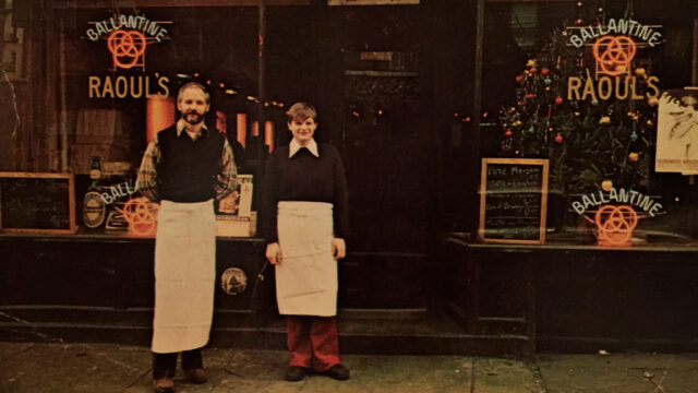 Opening day at Raoul’s, 1975. Courtesy of Raoul’s.