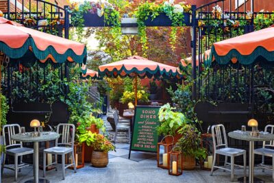 Soho Diner Garden Entryway