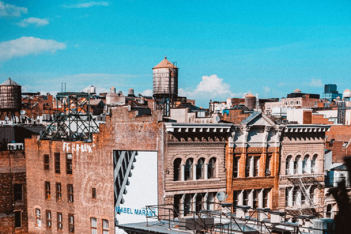 view of the soho skyline