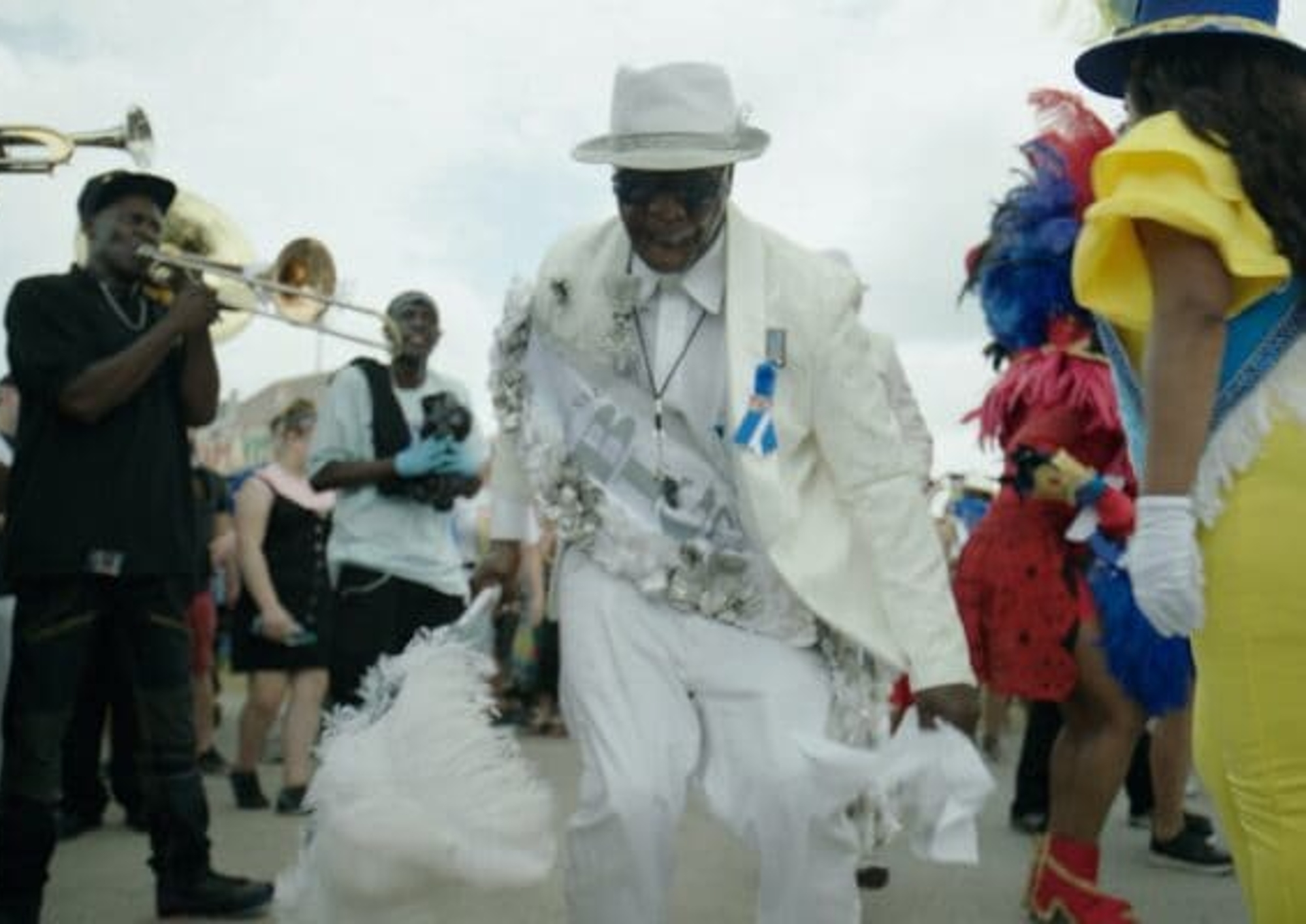 A scene from the documentary film JAZZ FEST: A New Orleans Story
