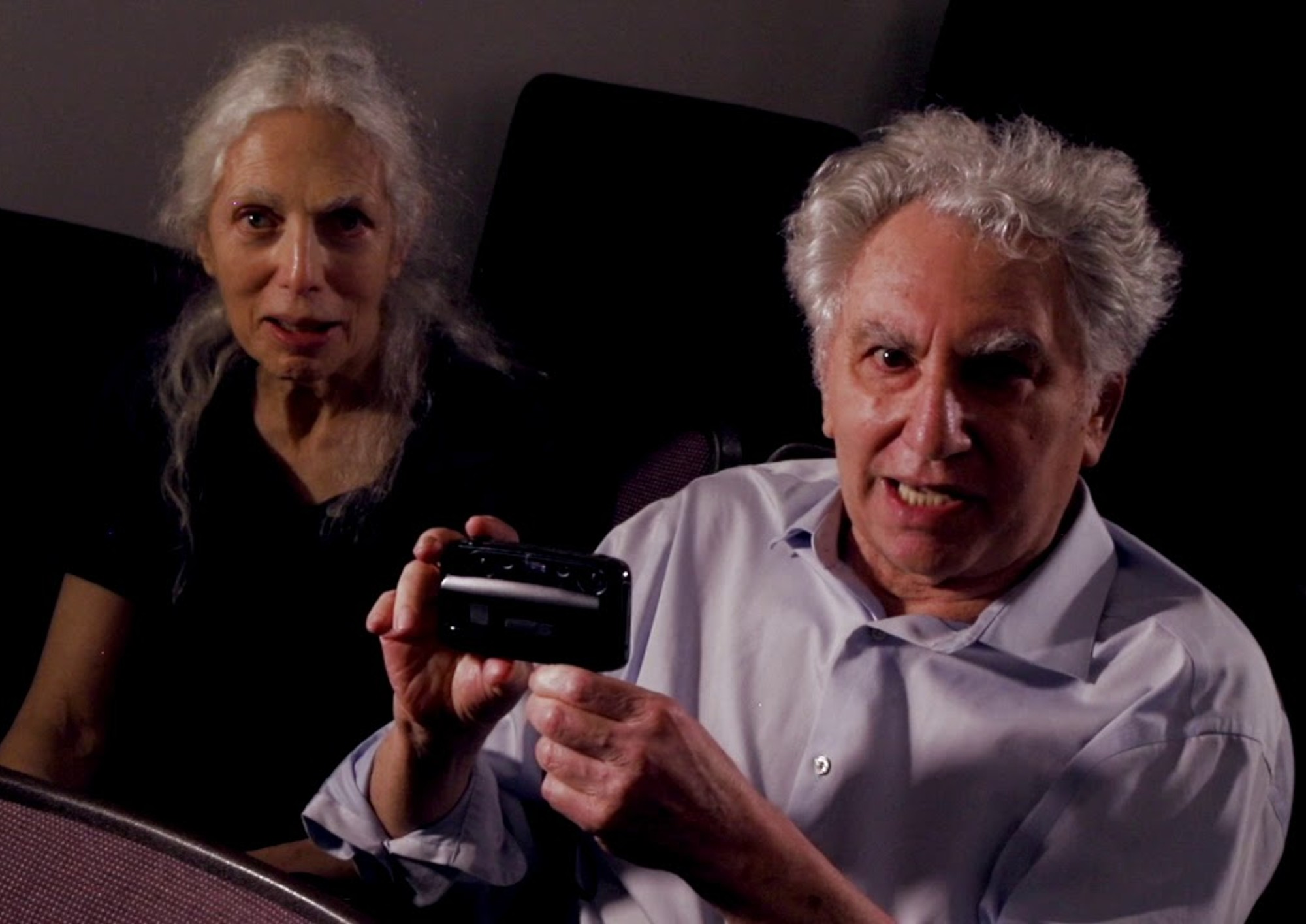 Portrait of filmmakers Ken and Flo JacobsPortrait of filmmakers Ken and Flo Jacobs