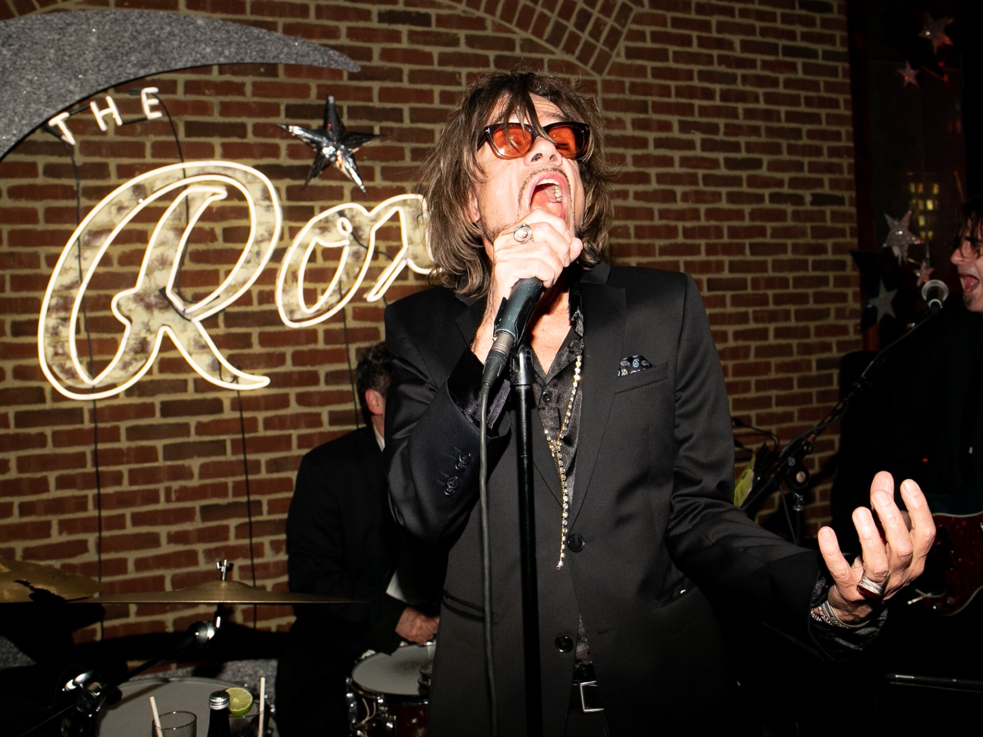 David Johansen performing at The Roxy Hotel.