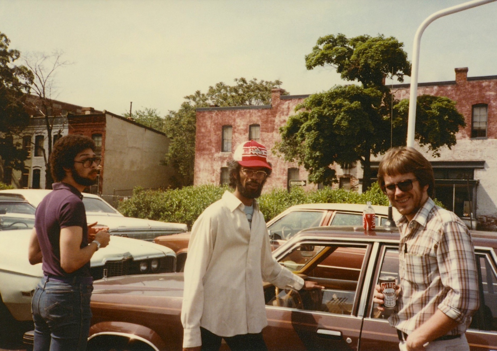 Robert Mugge on set in the 1970's.