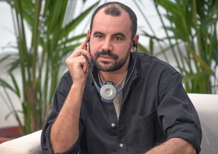 Portrait of filmmaker Youssef Chebbi