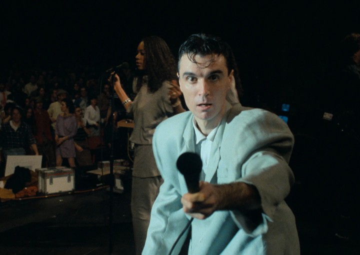 Image from the motion picture Stop Making Sense