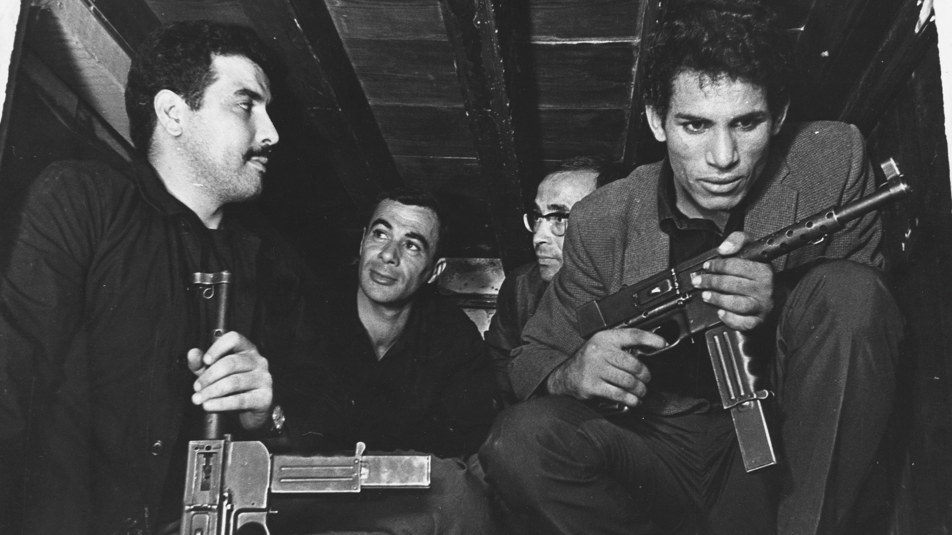 Scene from the film, Battle of Algiers