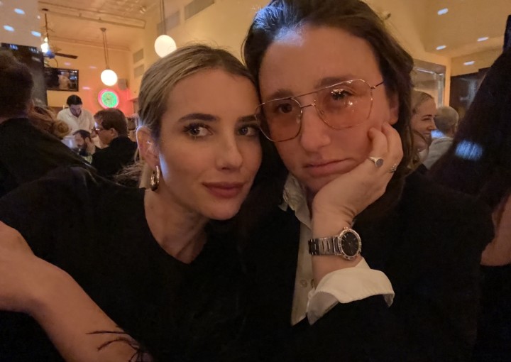 Portrait of Emma Roberts and Karah Preiss