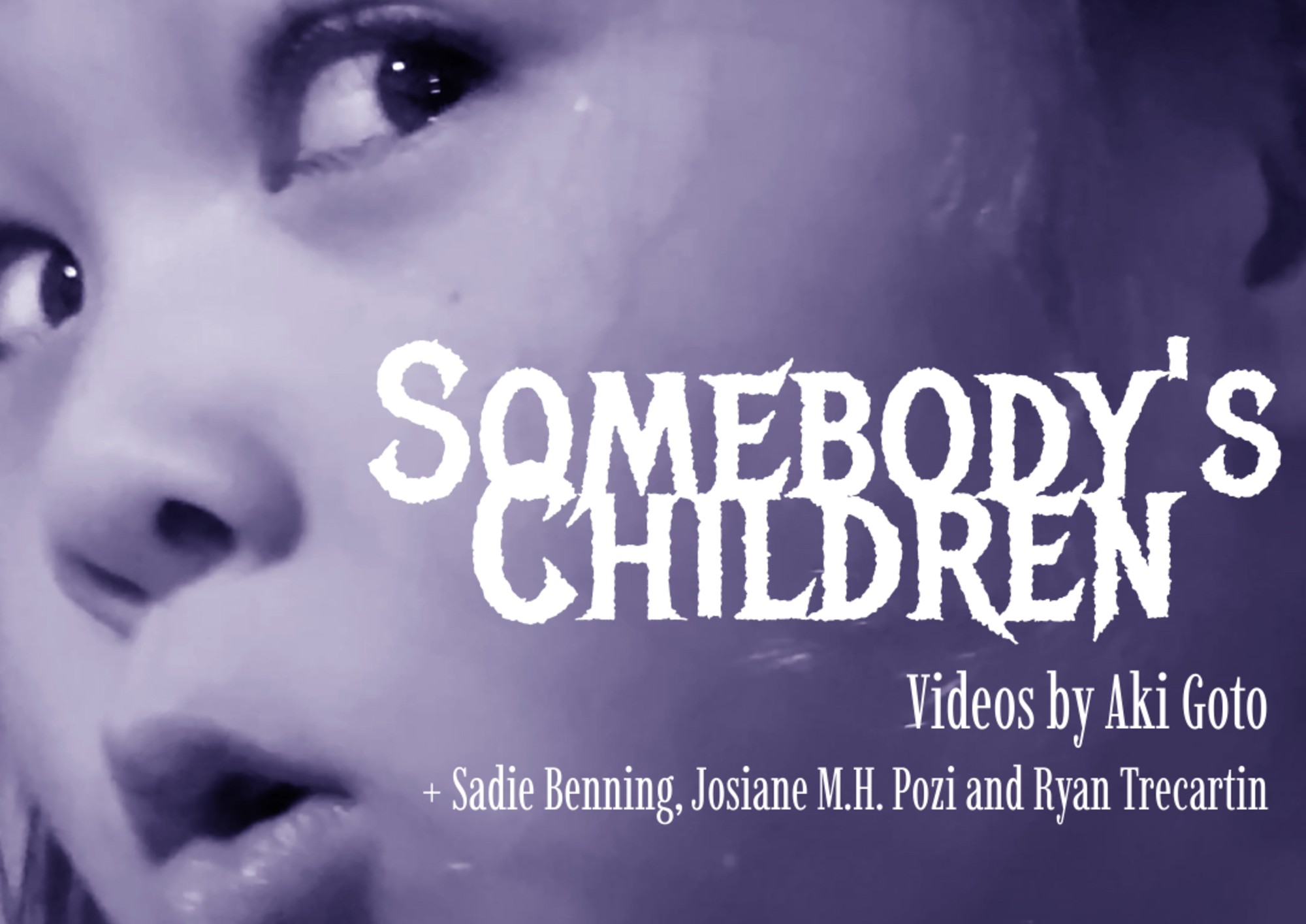 Poster for "Somebody's Children" screening