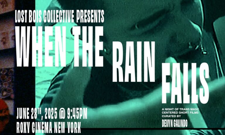 Flyer image for When The Rain Falls shorts program