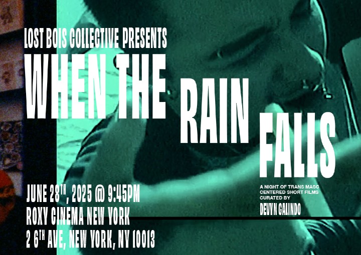 Flyer image for When The Rain Falls shorts program