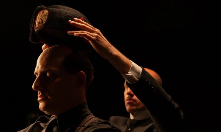 Image from the motion picture series Mussolini: Son of the Century