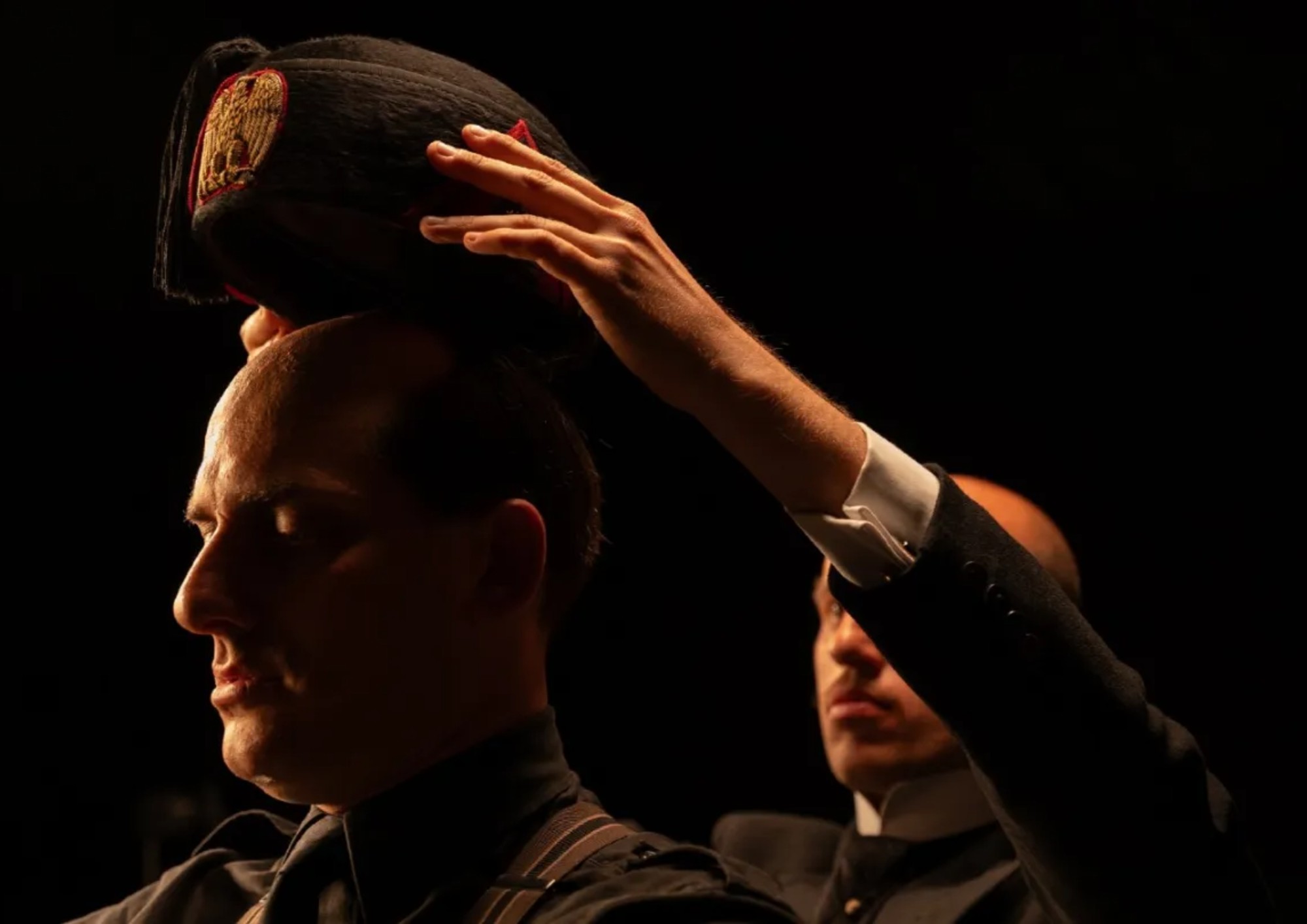 Image from the motion picture series Mussolini: Son of the Century