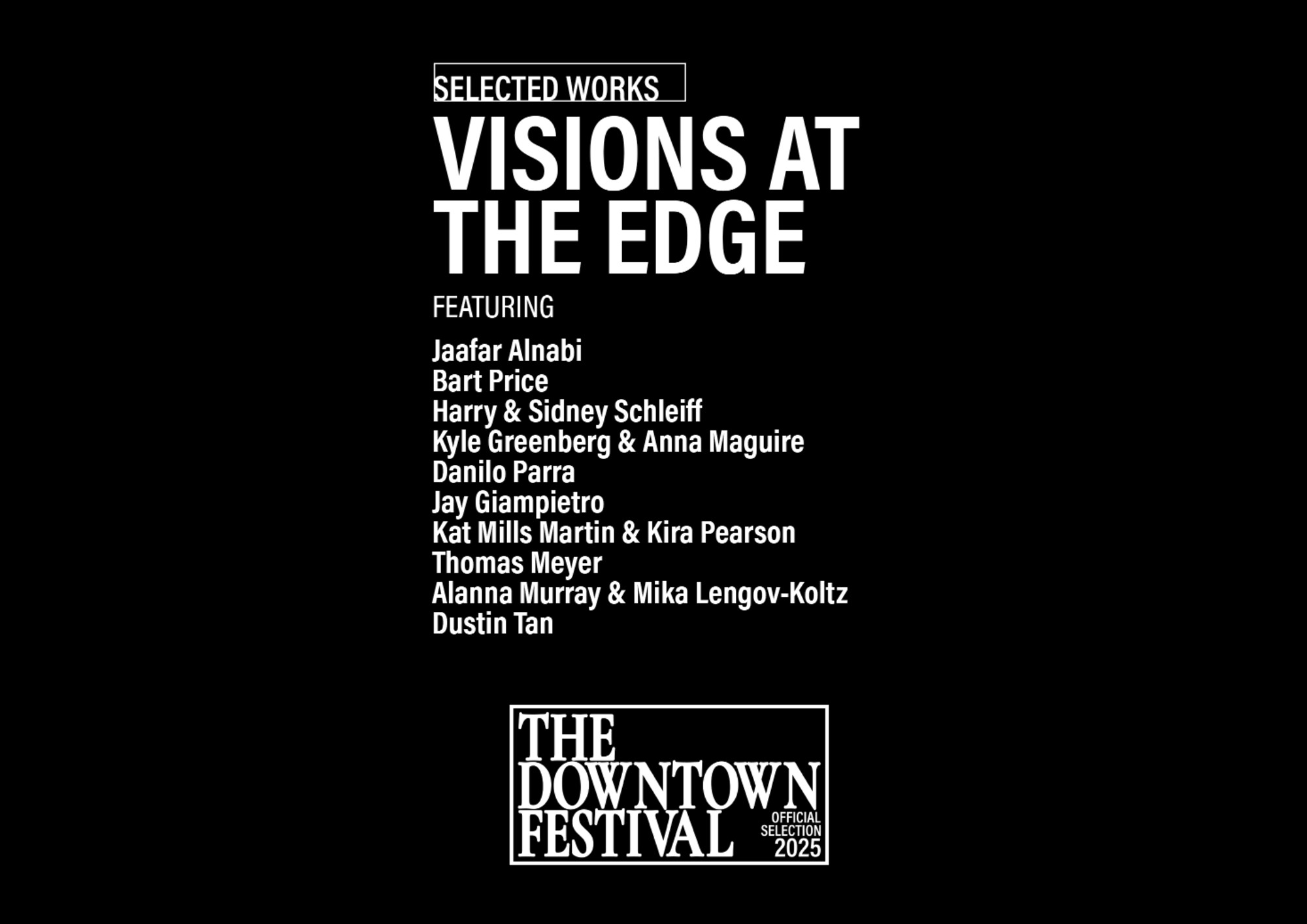 Program image for Downtown Festival's Visions at the Edge