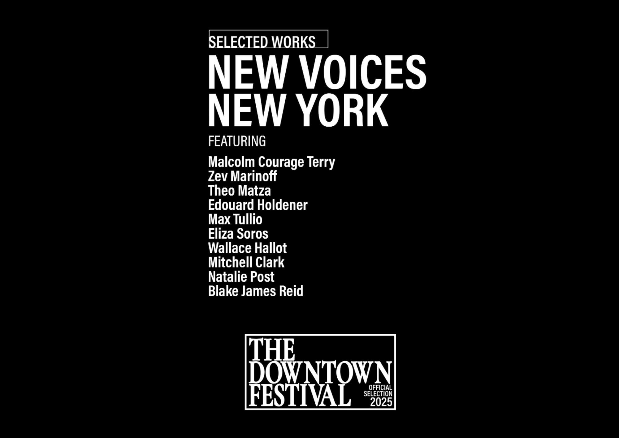 Image from the motion picture New Voices New York