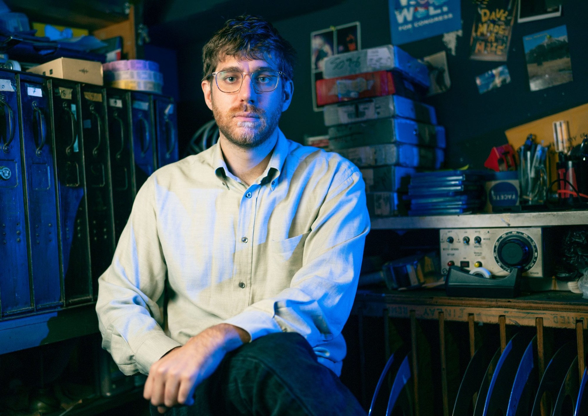 Portrait of filmmaker Alex Phillips