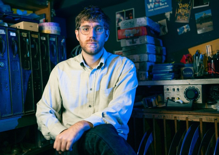 Portrait of filmmaker Alex Phillips