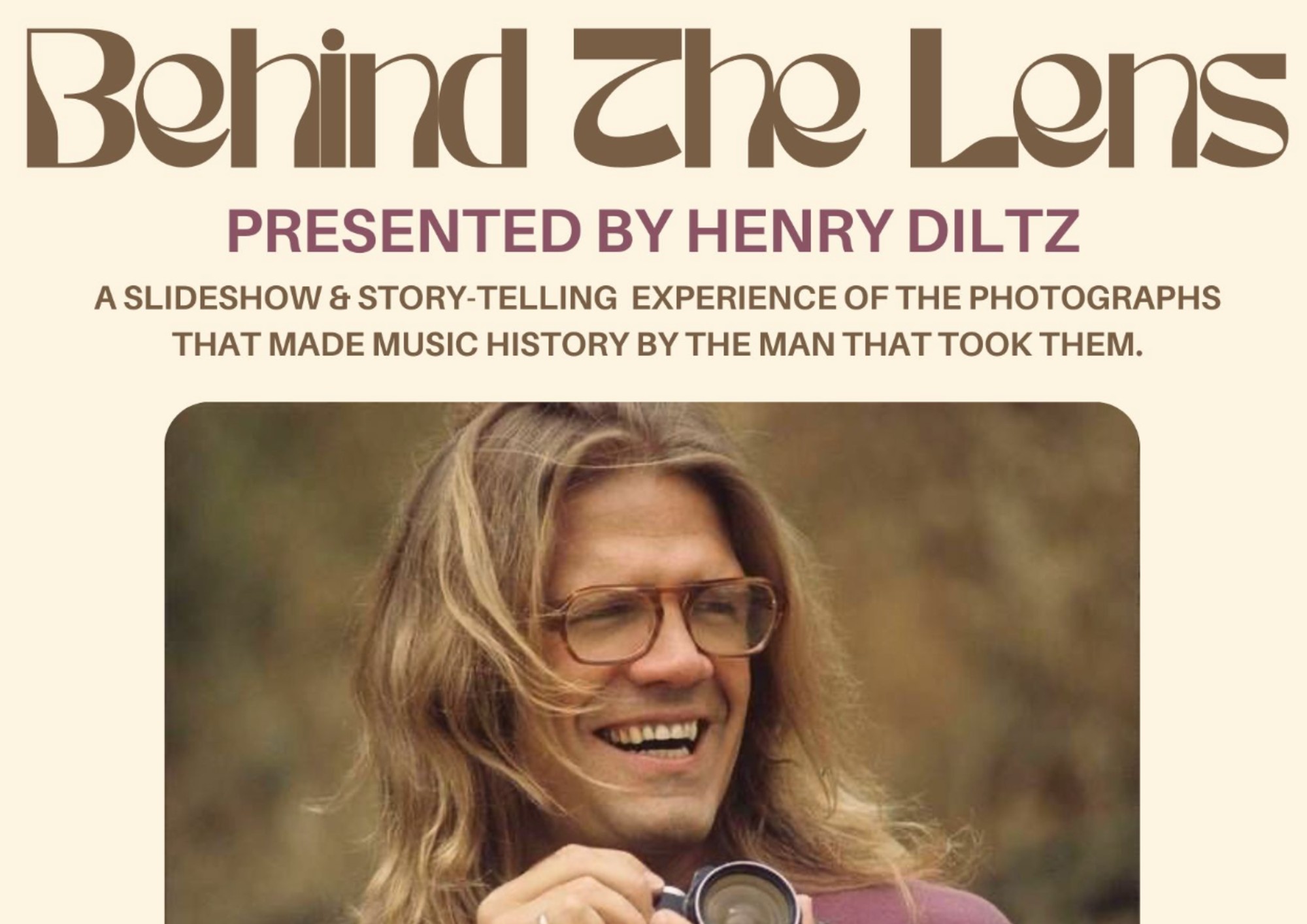 Poster image for Behind the Lens - Featuring Henry Diltz