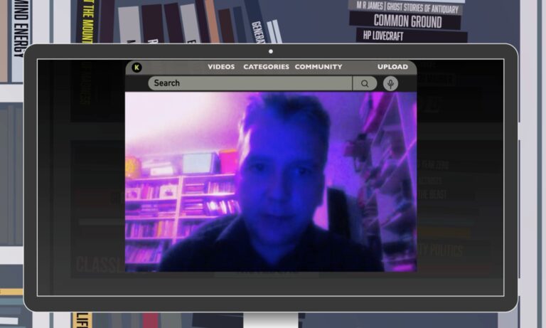 Image from the motion picture We Are Making A Film About Mark Fisher