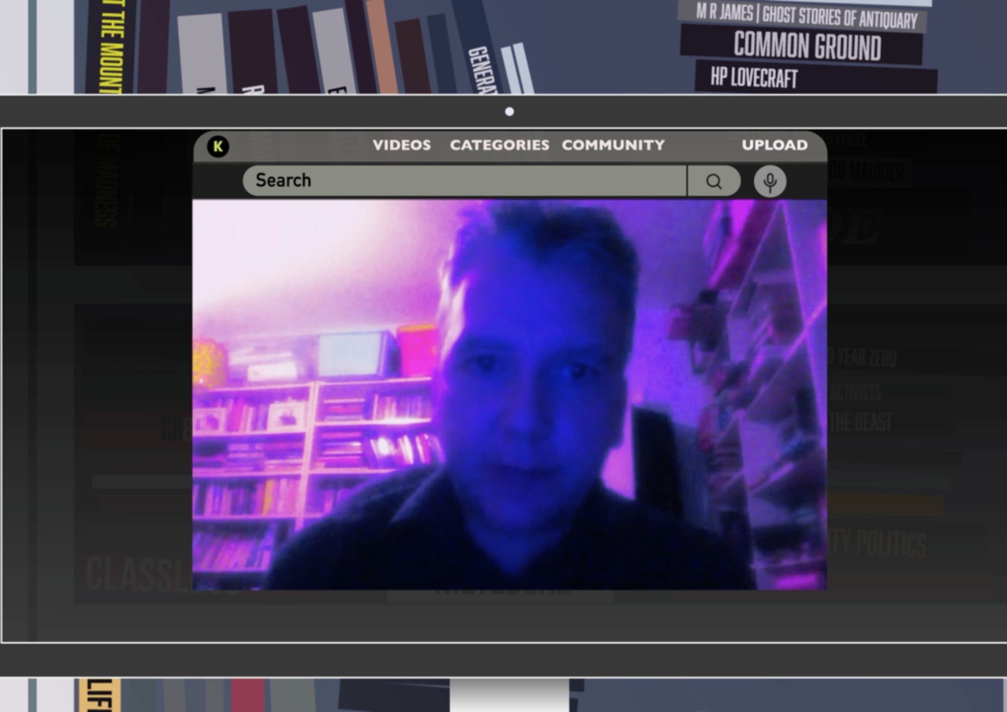 Image from the motion picture We Are Making A Film About Mark Fisher