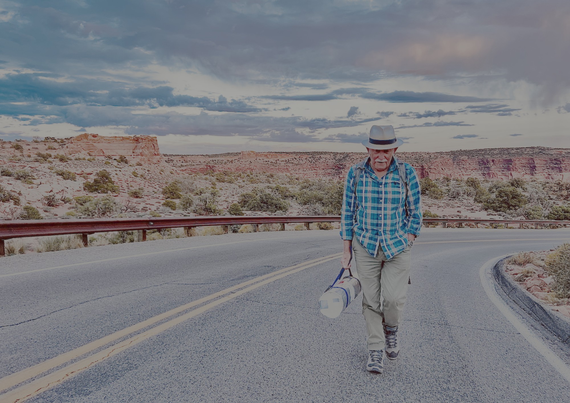 Image from the motion picture Tony Foster: Painting at the Edge