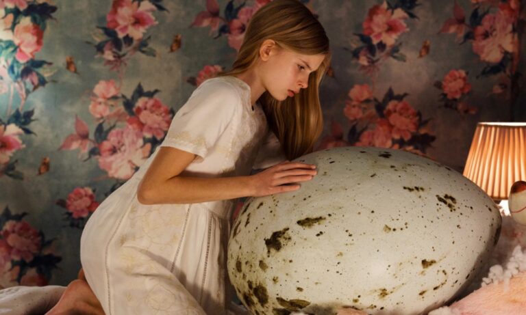 still image from the film, Hatching