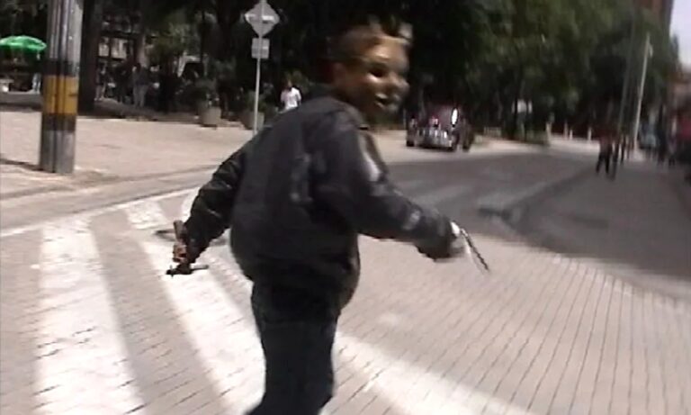 Scene from the film Barrio Triste.