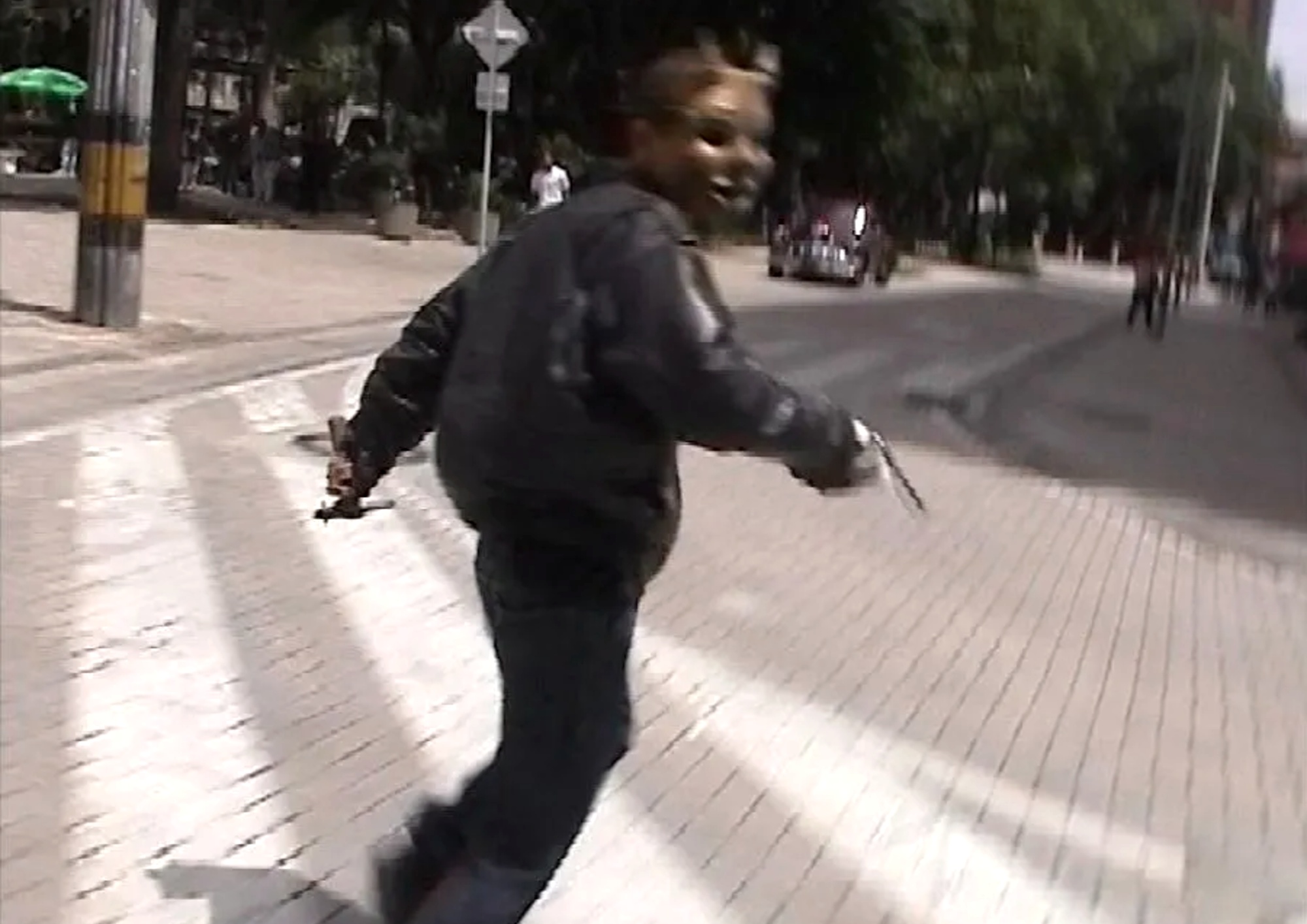 Scene from the film Barrio Triste.