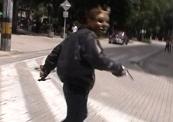 Scene from the film Barrio Triste.