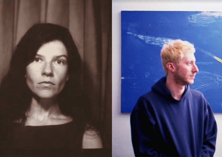 headshots of Sam Taffel and Gillian Waldo