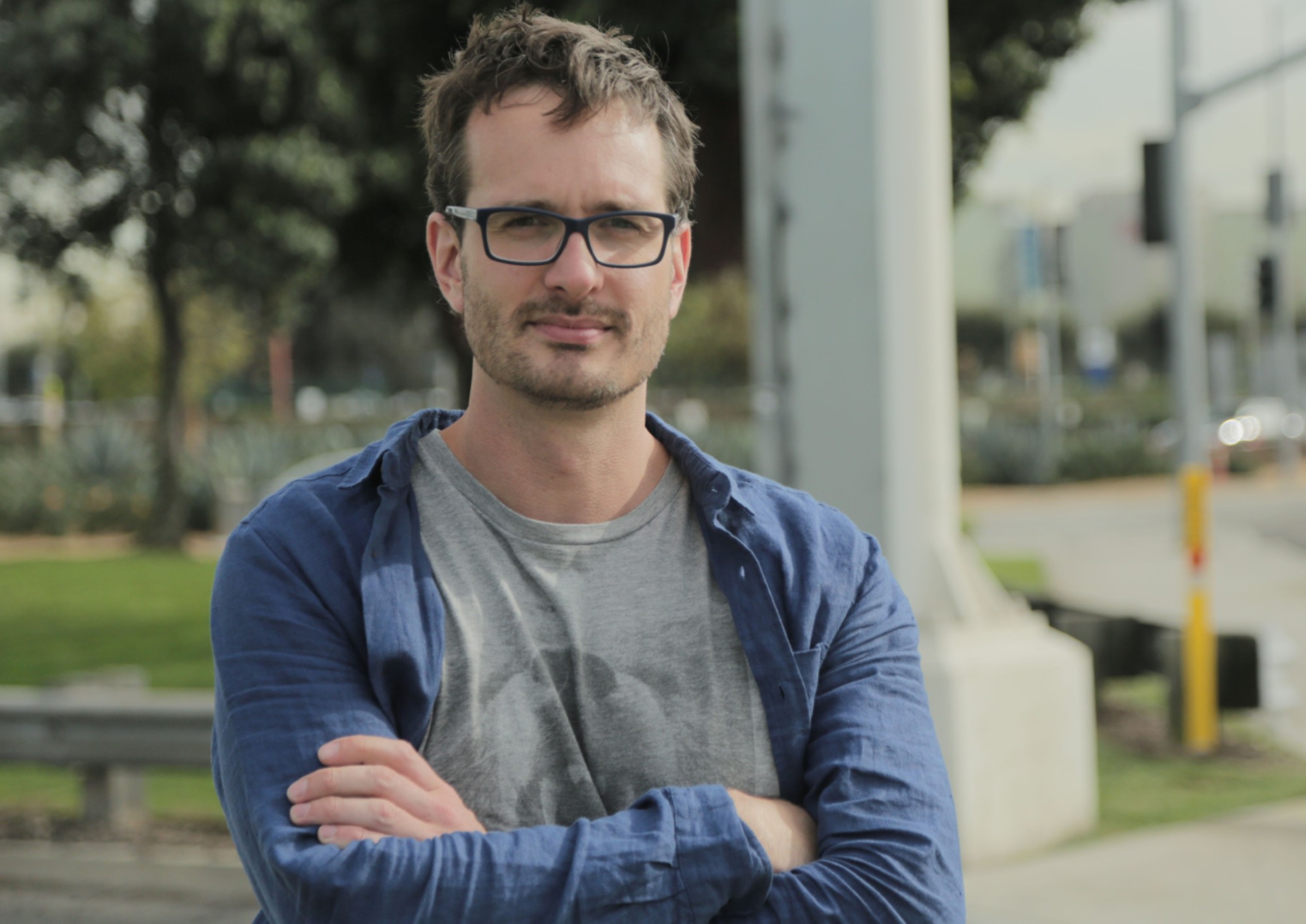 headshot of filmmaker David Farrier
