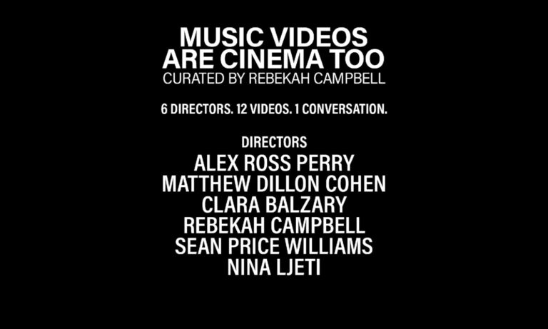 graphic image for Music Videos Are Cinema Too
