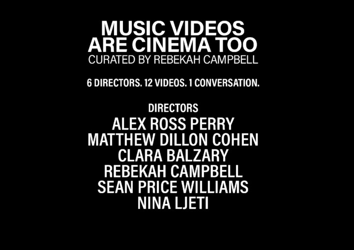 graphic image for Music Videos Are Cinema Too